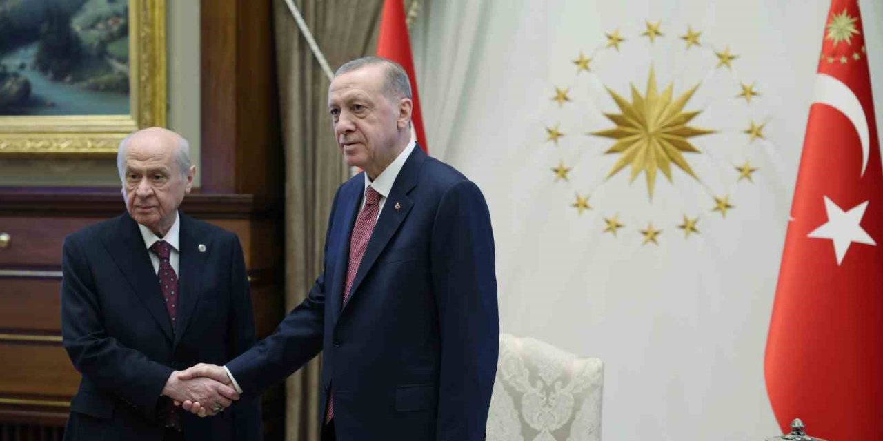Erdoğan, MHP Genel Başkanı Bahçeli’yi kabul etti