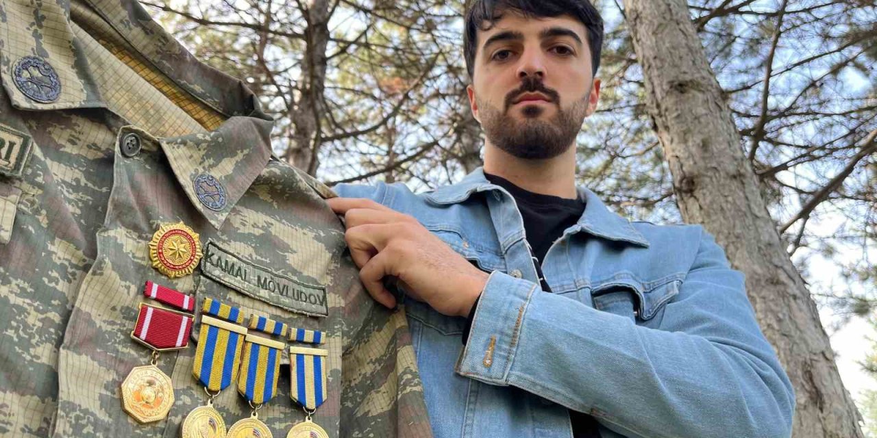 Karabağ Savaşı’nda gazi olan genç Türkiye’de askere gidecek