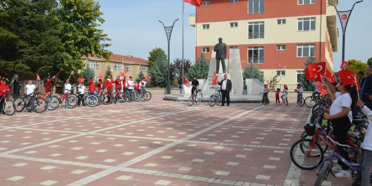 Eskişehir Beylikova’da bisiklet turu