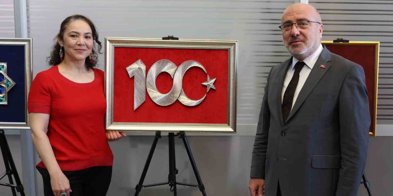 KAYÜ’de “Türkiye Yüzyılı” konulu filografi sergisi açıldı