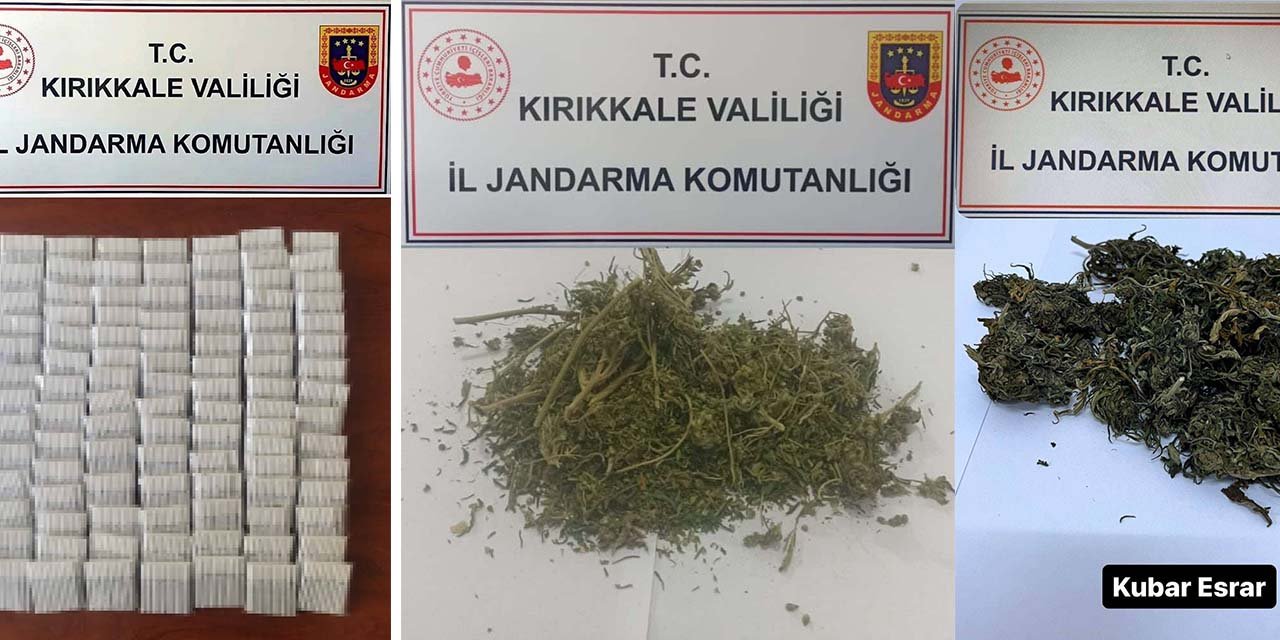 Kırıkkale'de kaçak tütün ve uyuşturucu operasyonu