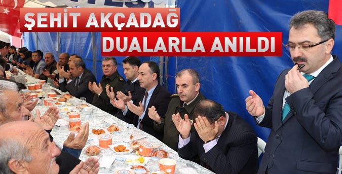 Şehit Akçadağ anıldı