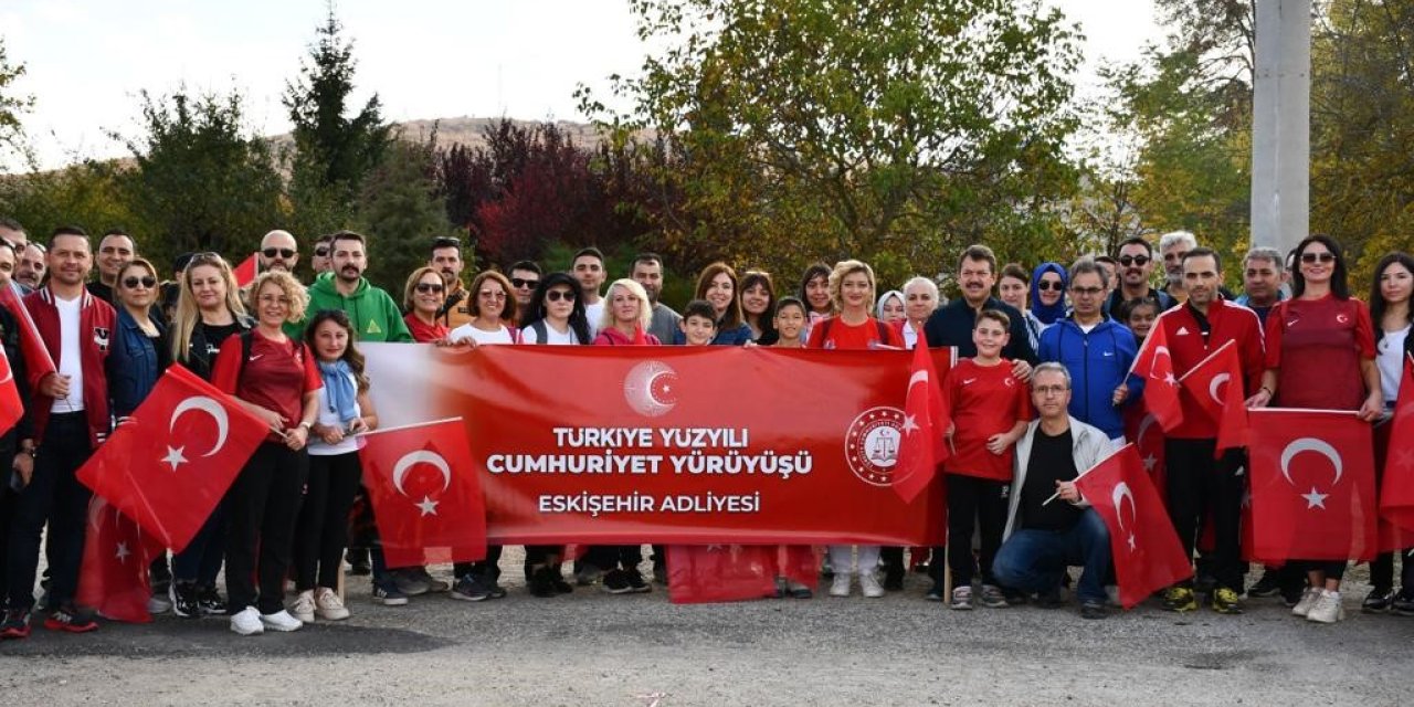 Adalet teşkilatı 100’üncü yıl yürüyüşünde