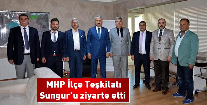 MHP İlçe Teşkilatından Sungur’a ziyaret