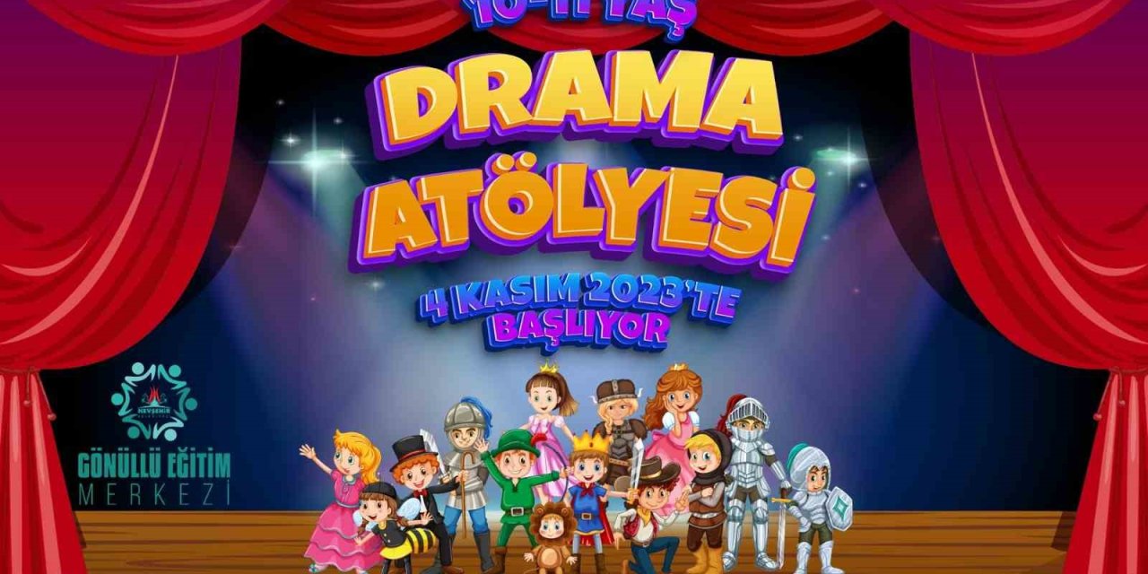 Nevşehir'de çocuklara drama atölyesi etkinliği