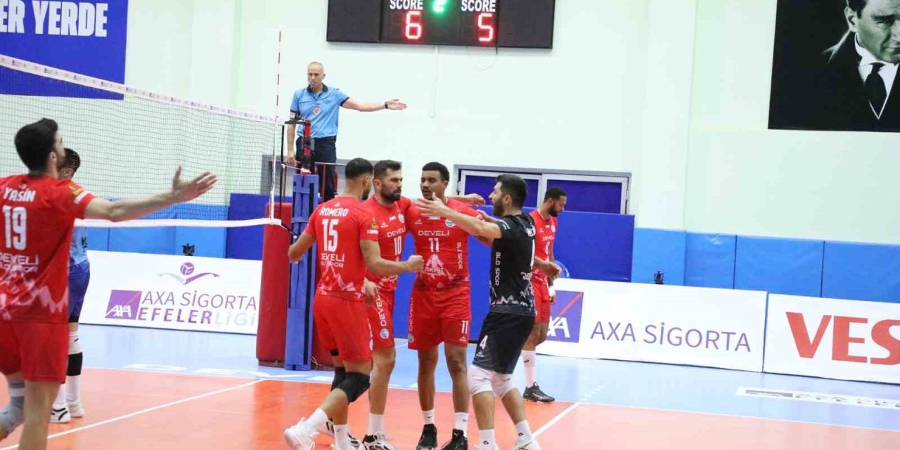 AXA Sigorta Efeler Ligi: Develi Belediyespor: 1 - Spor Toto: 3