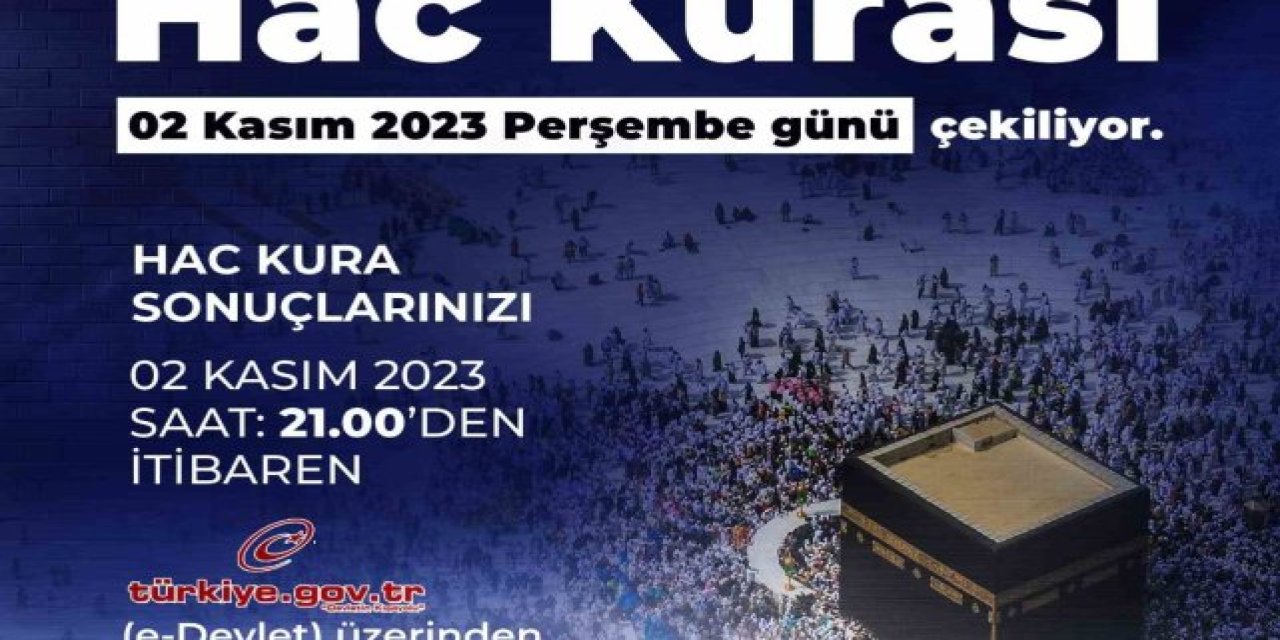 2024 Hac kurasını 2 Kasım’da Diyanet İşleri Başkanlığınca gerçekleştireceğiz