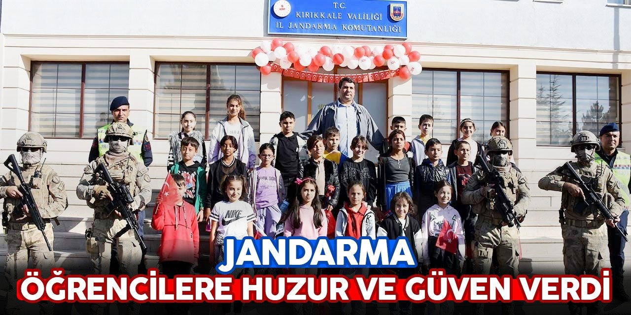 Kırıkkale'de öğrenciler jandarma ile buluştu