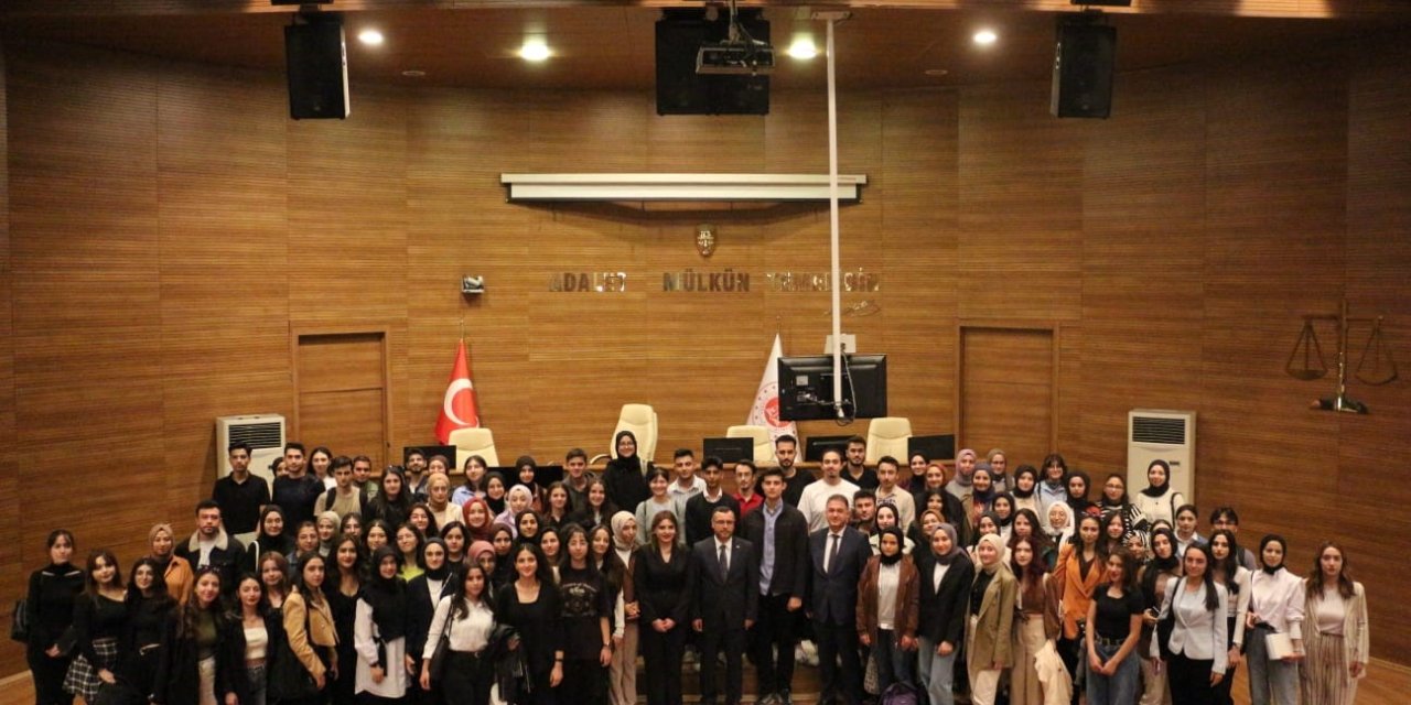 ERÜ Hukuk Fakültesi öğrencilerine konferans