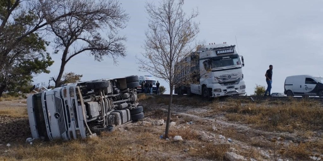 Konya’da trafik kazası: 1 yaralı