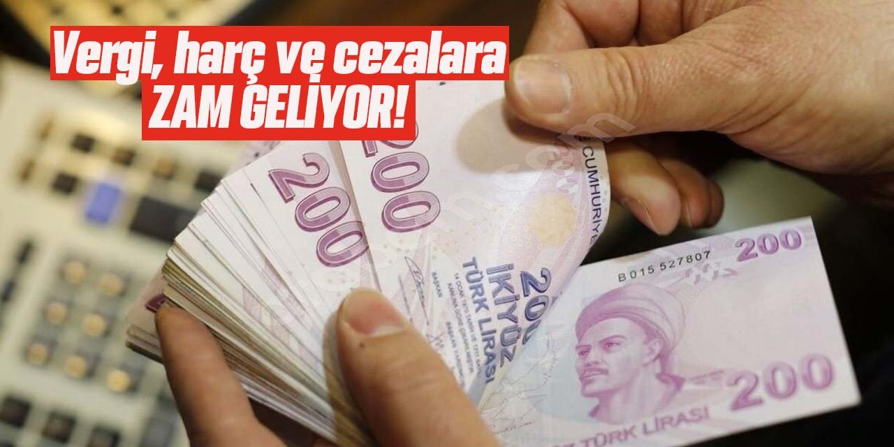 Vergi, harç ve cezalara zam geliyor!