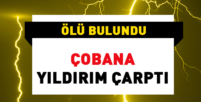 Yıldırımın çarptığı çoban ölü bulundu
