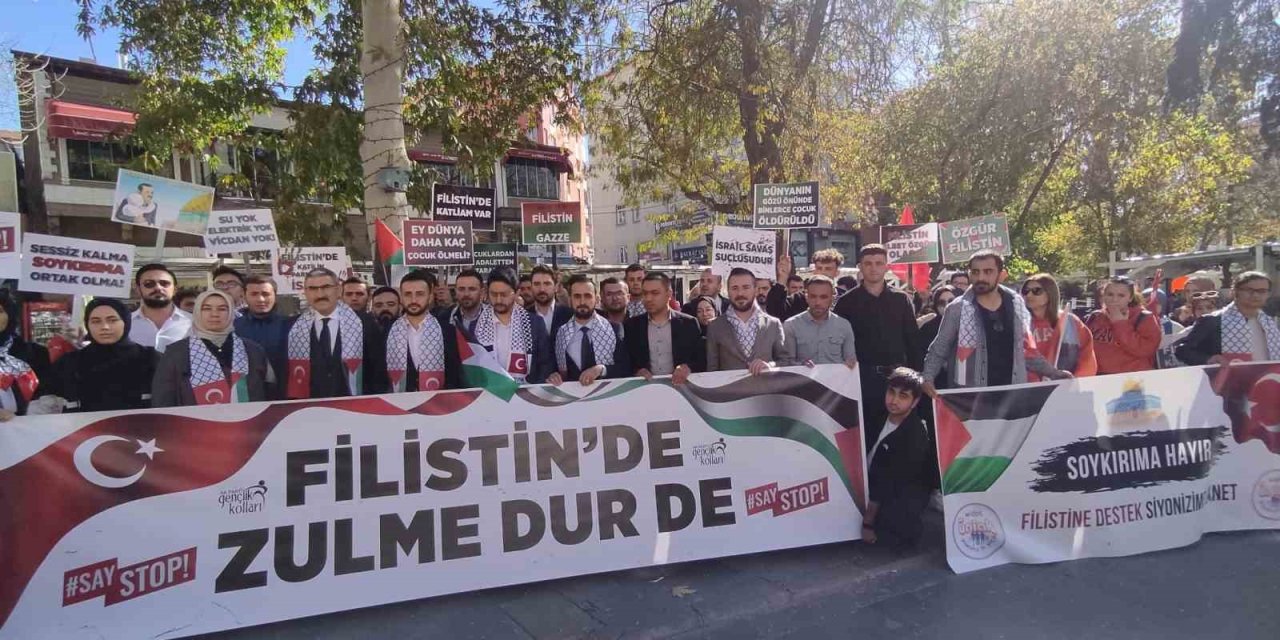 AK Parti Niğde Gençlik Kolları’ndan Filistin’e destek açıklaması