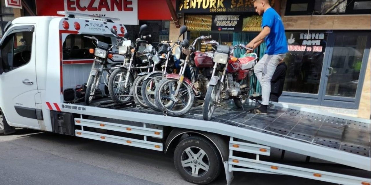 Karapınar’da motosiklet denetimi