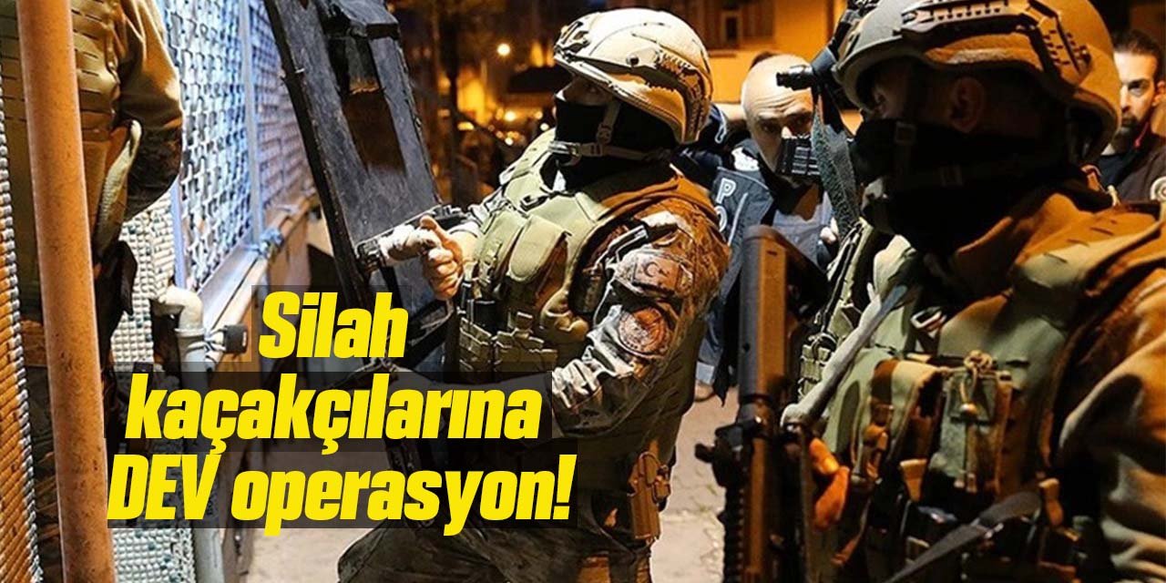 Kırıkkale’de silah kaçakçılarına operasyon!
