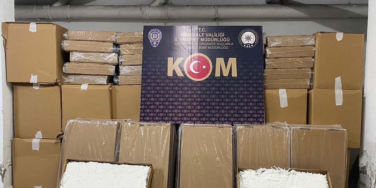Kırıkkale’de kaçak ürünler ele geçirildi!