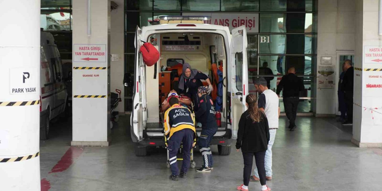 Genç kadın temizlik yaparken ikinci kattan düştü