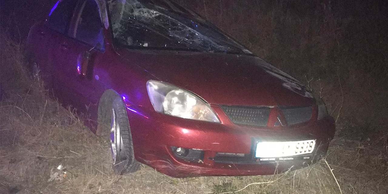 Kırıkkale’de otomobil şarampole devrildi