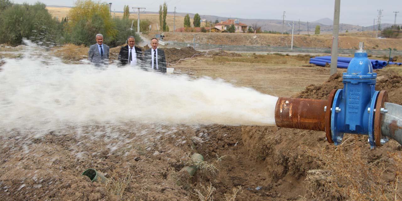 Kırıkkale'de su kesintileri tarih oluyor!! Saniyede 250 litre akan su bulundu