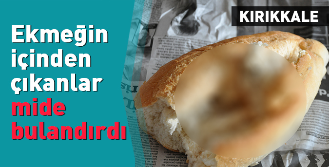 Ekmekten yabancı madde çıktı