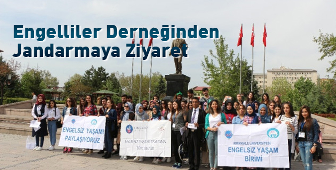 Engelliler Derneğinden jandarmaya ziyaret