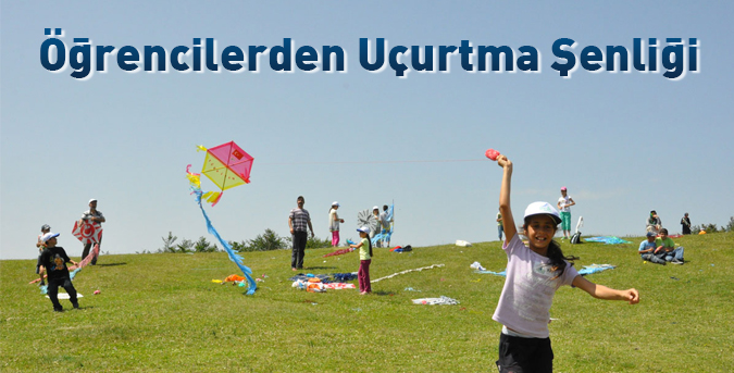 Öğrencilerden Uçurtma Şenliği