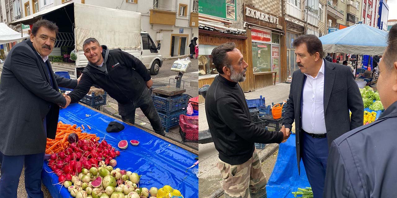 Harun Güleç’ten sahada seçim çalışması