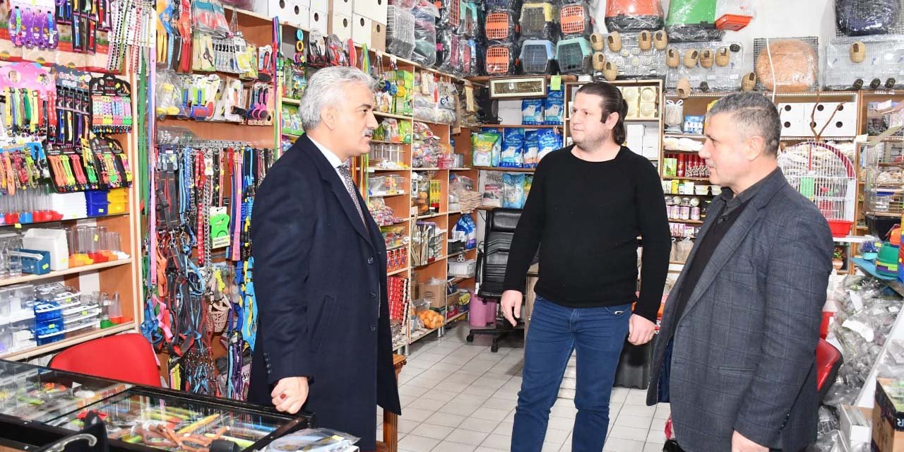 Vali Mehmet Makas’tan esnaf ziyareti