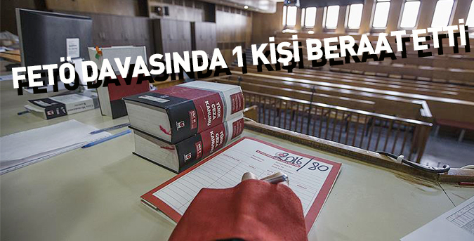 1 kişi beraat etti