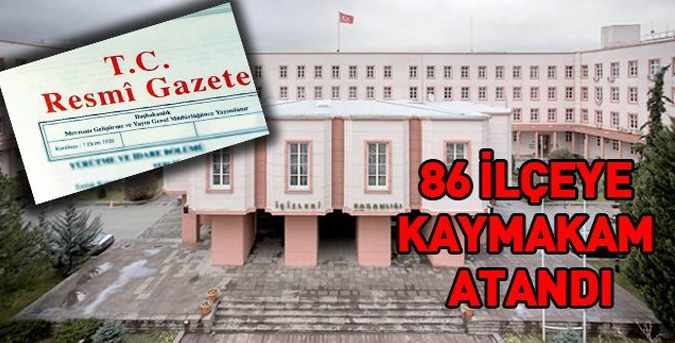Resmi Gazete'de yayımlandı