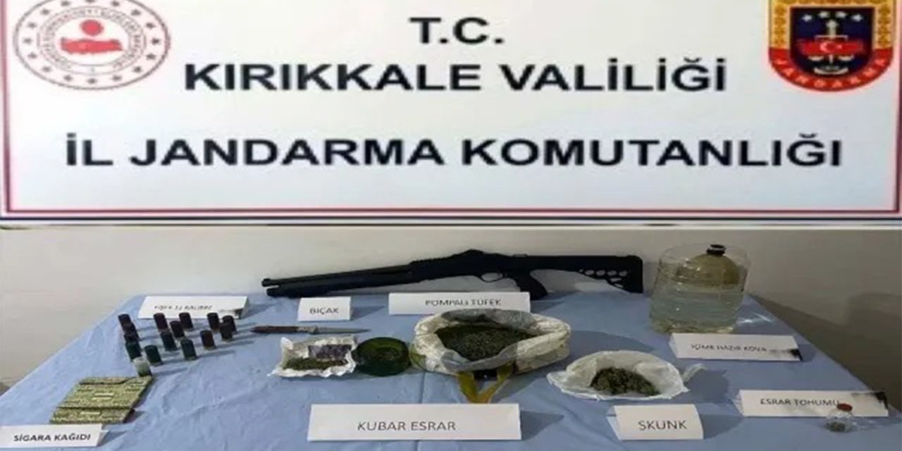 Kırıkkale’de tırda uyuşturucu madde ele geçirildi