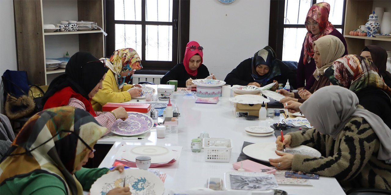 Kırıkkale'de ev hanımları aile ekonomisine katkı sağlıyor
