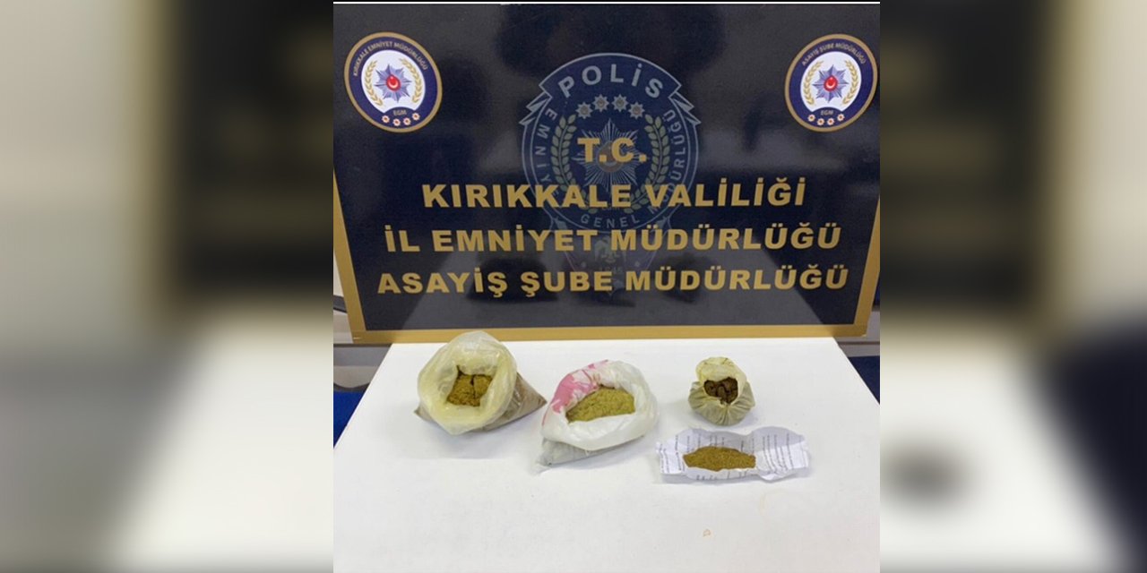 Kırıkkale’de uyuşturucu operasyonu