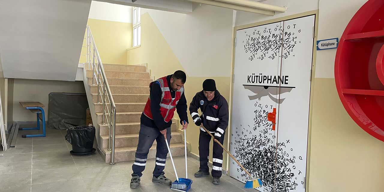 Okulların temizliği Yahşihan Belediyesi’nden