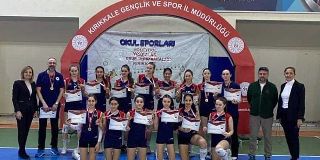 Voleybol heyecanı yaşandı