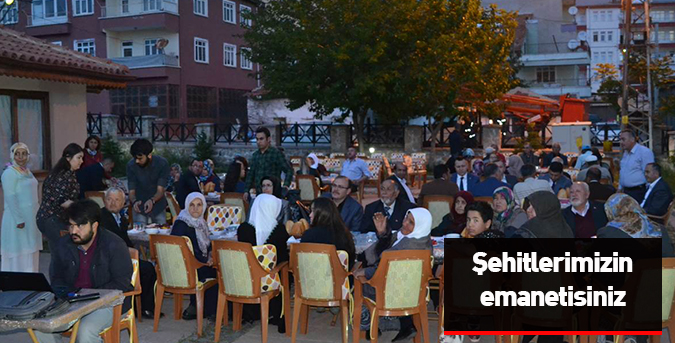 Şehitlerimizin emanetisiniz