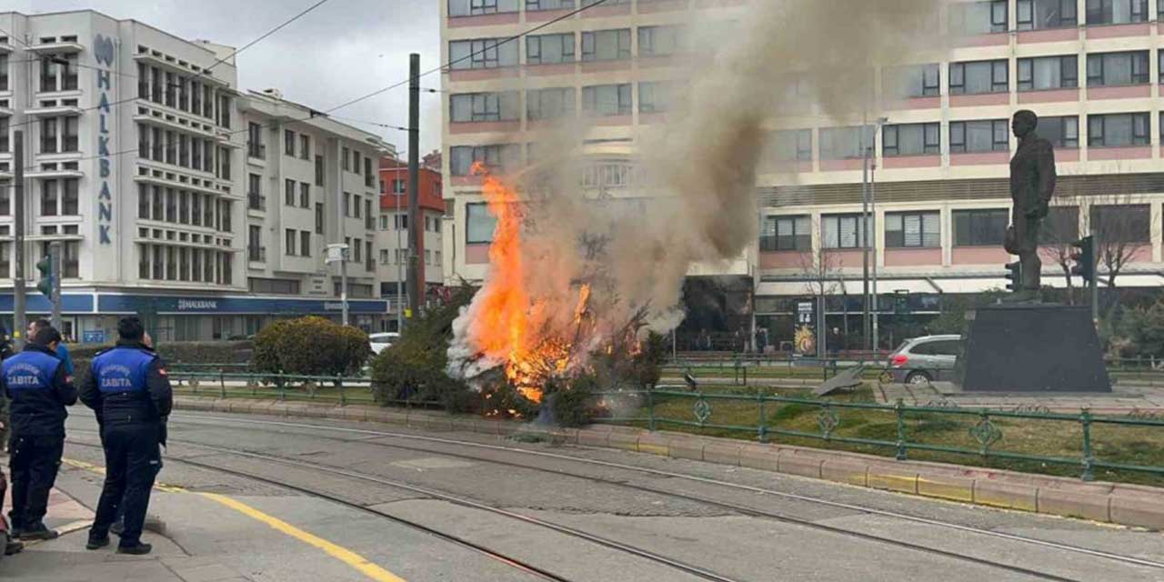 Paniğe neden olan yangını çıkartan çocuklar yakalandı