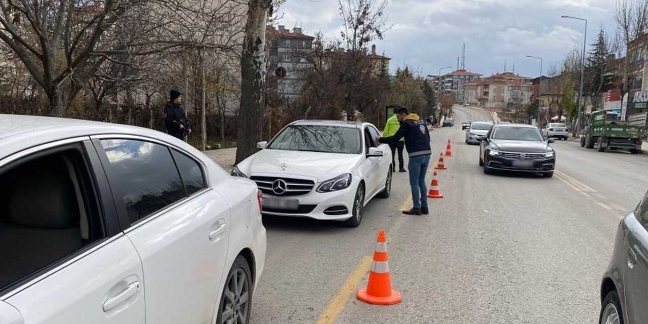 Çorum polisinden "şok" denetim