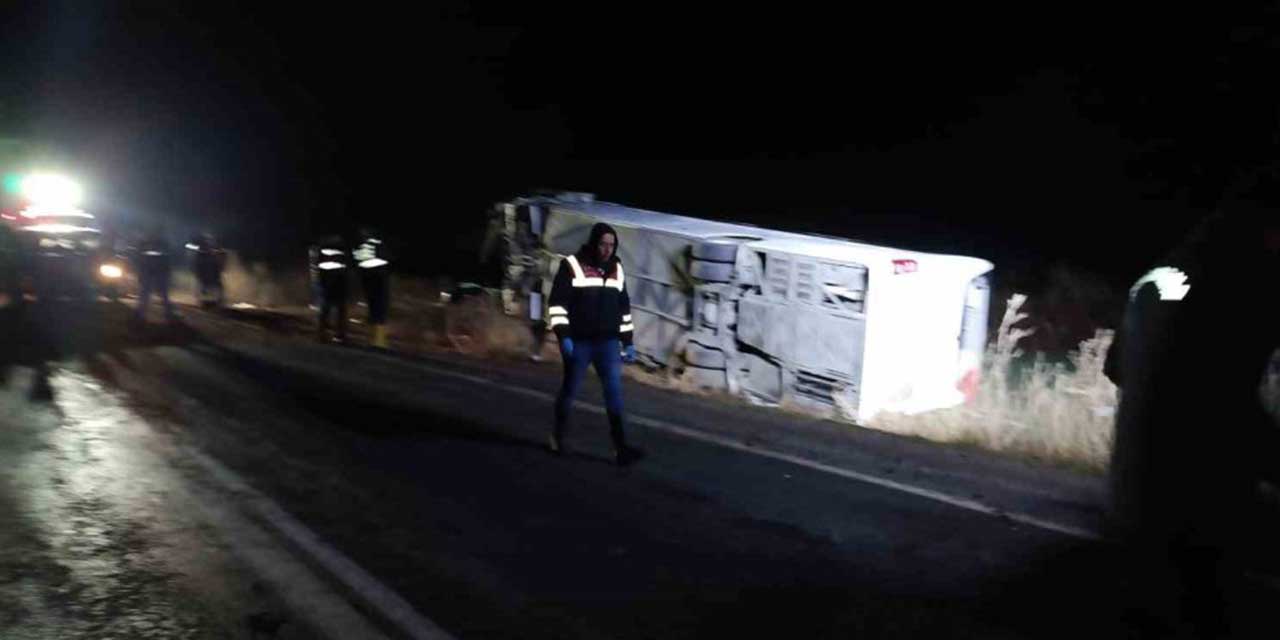 Yozgat’ta otobüs kazası: 4’ü ağır 19 yaralı