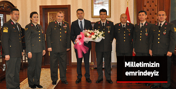 Milletimizin emrindeyiz