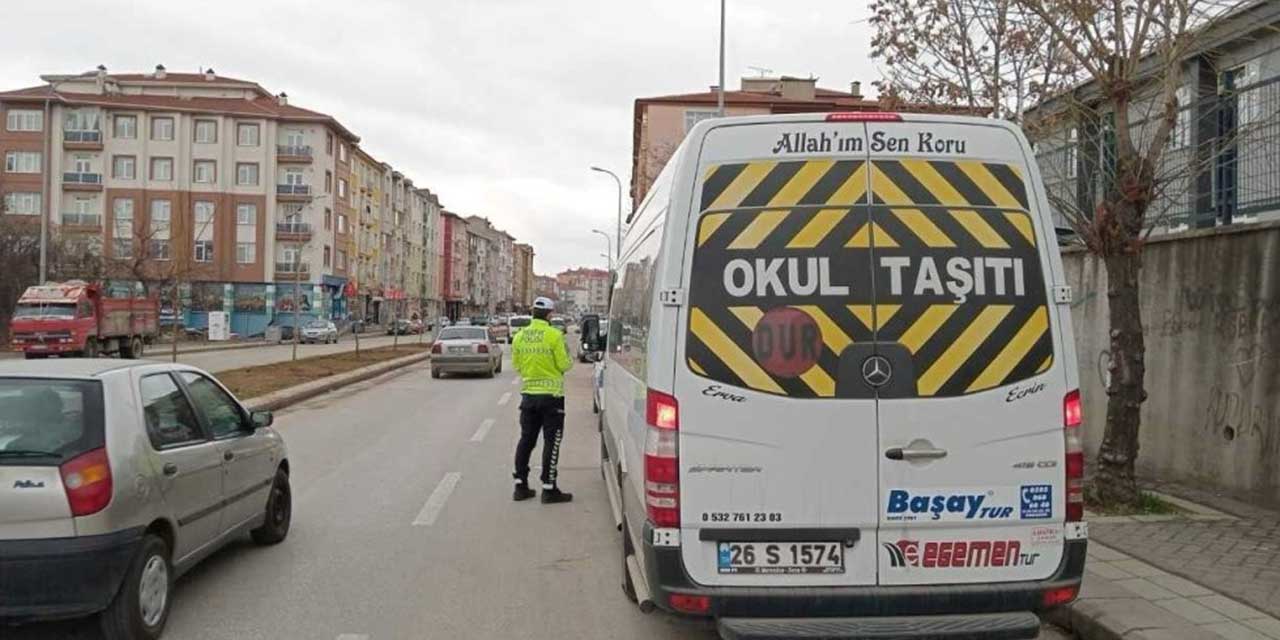 Okul servislerine denetim