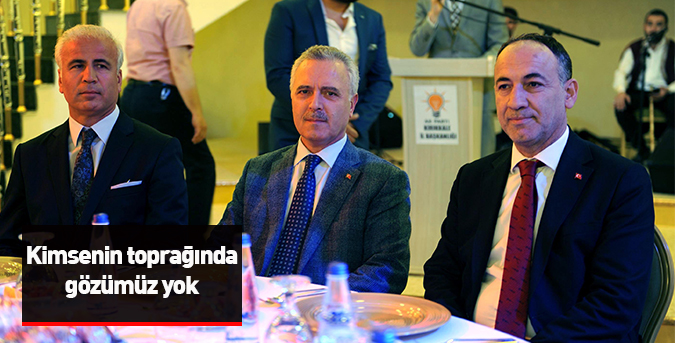 Kimsenin toprağında gözümüz yok