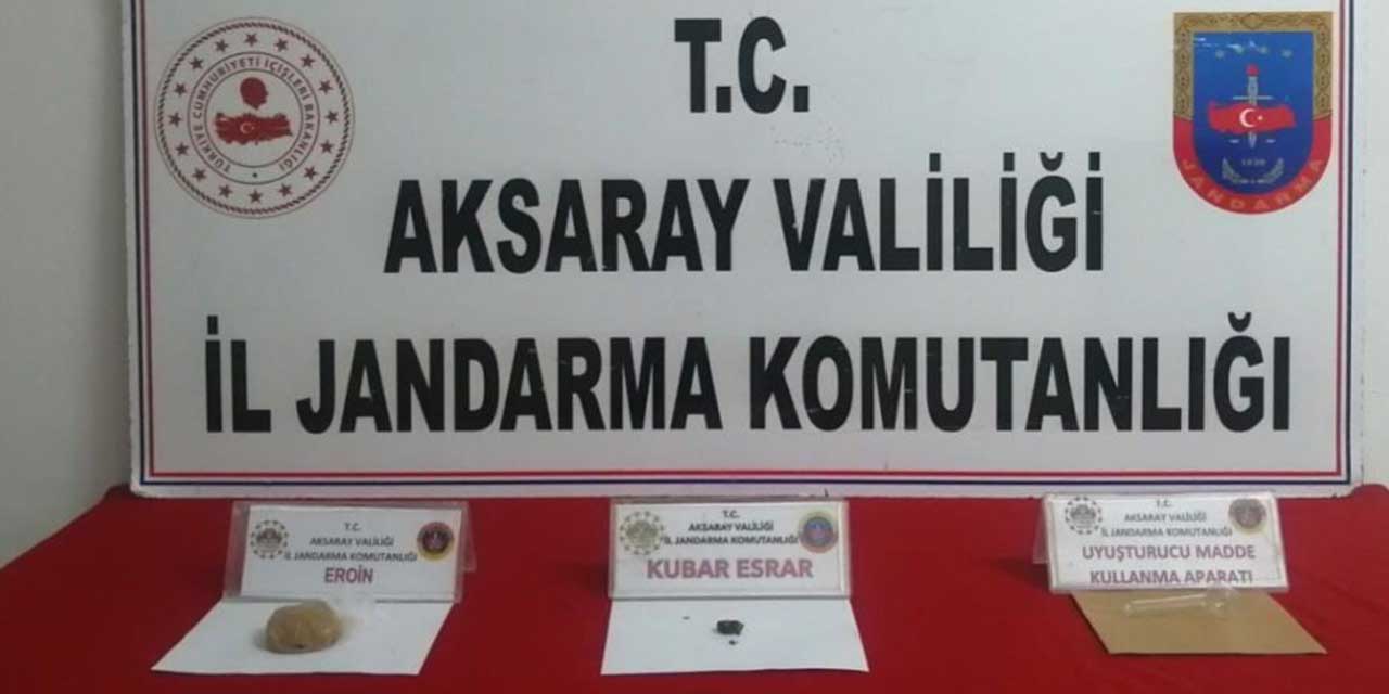 Aksaray’da uyuşturucu taciri operasyonla yakalandı