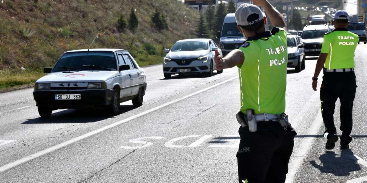 101 araç trafikten men edildi