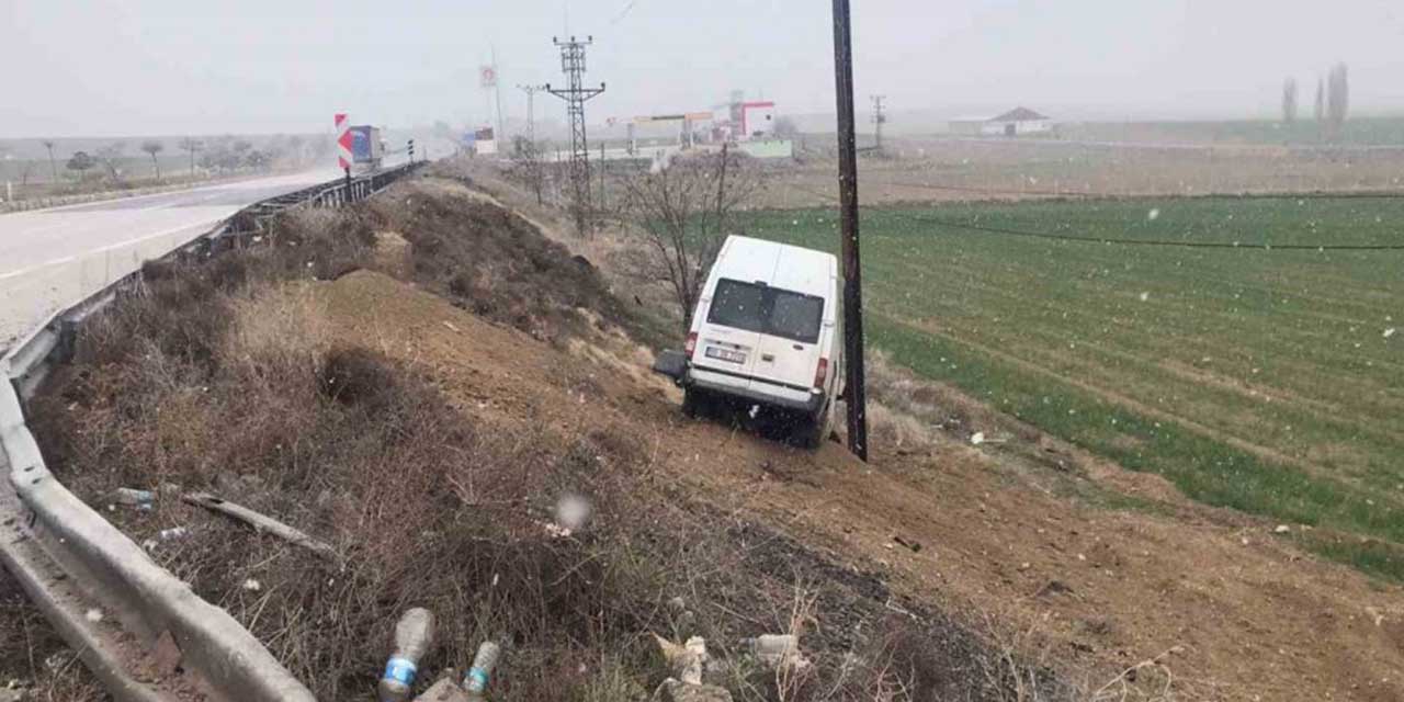 Konya’da trafik kazası: 1 yaralı