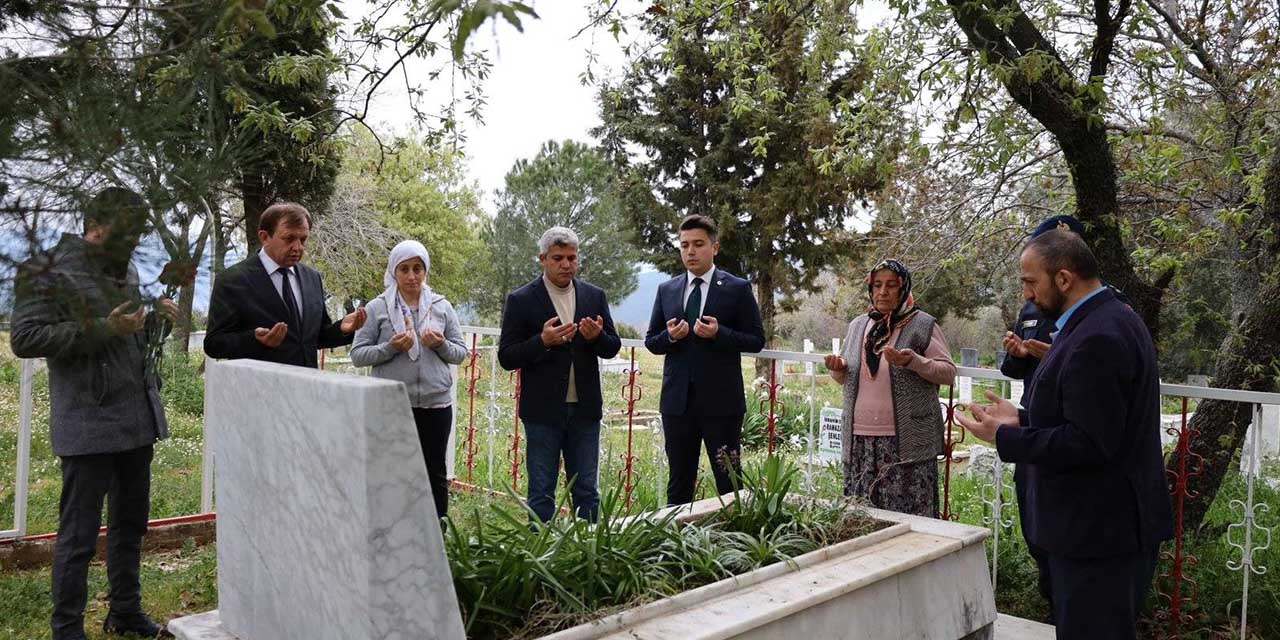 Şehit Kılıç mezarı başında anıldı