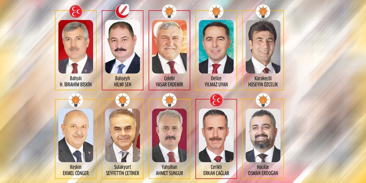 Kırıkkale’nin yeni ilçe ve kasaba belediye başkanları