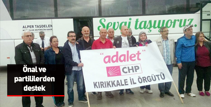 Önal ve partililerden destek