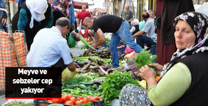 Meyve ve sebzeler cep yakıyor