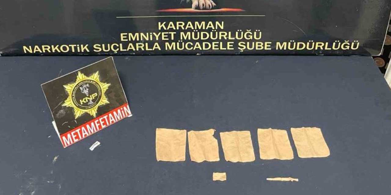 Karaman’da uyuşturucu operasyonu: 1 tutuklama